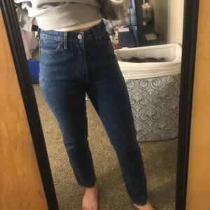 High rise jeans